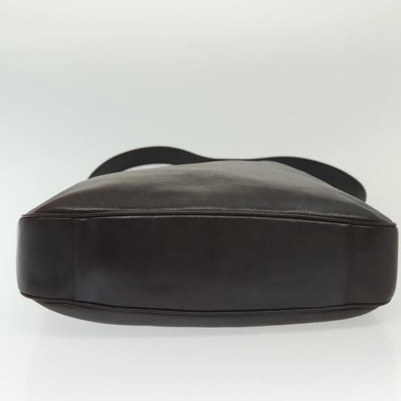 GUCCI Bamboo Hand Bag Leather Black Gold 001 001 - Picture 11 of 16